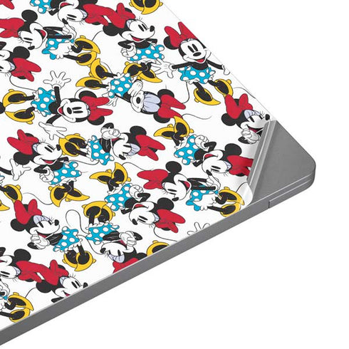 Disney Minnie Mouse Rockin Minnie Pattern Universal Laptop 12in (9.8 x 6.8in) Skin